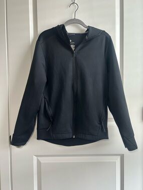 all in motion Black Hooded Performance Zip Jacket